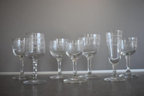 Copier Leerdam glas glaasjes, Antiek en Kunst, Antiek | Glas en Kristal, Ophalen of Verzenden