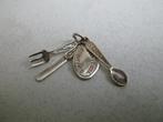 Oude bedel zilver Bestek Mes, lepel en Vork, Sieraden, Tassen en Uiterlijk, Antieke sieraden, Verzenden, Zilver, Hanger