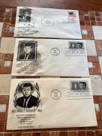 John f Kennedy first day covers, Postzegels en Munten, Postzegels | Eerstedagenveloppen, Ophalen of Verzenden, Europa