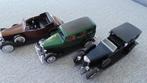 3 Die Cast Old Timer modellen - 1925 - 1938 - 1939 -1/43, Ophalen of Verzenden, Zo goed als nieuw, Auto, Solido