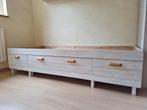 een persoon bed 80 bij 190 cm. met 3 laden massief grenen, Ophalen, Gebruikt, 190 cm of minder, 80 cm