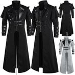 Lange heren piraten jas larp cosplay middeleeuwse trenchcoat, Verzenden, Nieuw, Historisch, Kleding
