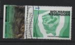 ‹(•¿•)› nl j0084 natuur wolharige neushoorn tab, Verzenden, Na 1940, Gestempeld