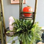 Lucky Vintage groen bamboe rek / kamerscherm, Ophalen, ., Zo goed als nieuw, .