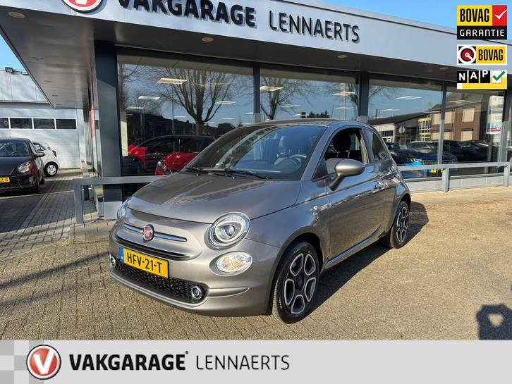 Fiat 500 1.0 Hybrid Club Rijklaarprijs / 12 mnd garantie, Auto's, Fiat, Bedrijf, Te koop, ABS, Airbags, Airconditioning, Boordcomputer