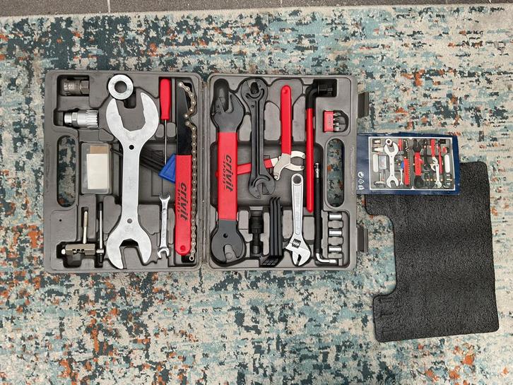 Fiets gereedschap set, Fietsen en Brommers, Fietsaccessoires | Fietsgereedschap, Gebruikt, Gereedschapsset, Ophalen