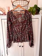 Cotton Club blouse maat S, Kleding | Dames, Blouses en Tunieken, Maat 38/40 (M), Bruin, Ophalen of Verzenden, Zo goed als nieuw