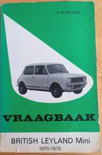 Mini BL 850-1000-Clubman 1100 en 1275 GT Vraagbaak Olyslager, Ophalen of Verzenden