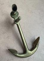 Pennenhouder in de vorm van een anker, koper of messing, Ophalen of Verzenden, Gebruikt