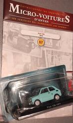 Fiat 126 lichtblauw 1972, 1:43 in ongeopende blister + mag., Ophalen of Verzenden, Nieuw, Auto, Overige merken