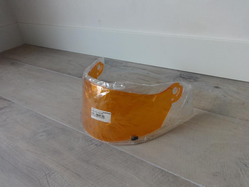 Vizier oranje (regenvizier) voor Suomy Fazer + Gundwind helm, Kinderen, Ophalen of Verzenden, Integraalhelm, Nieuw met kaartje