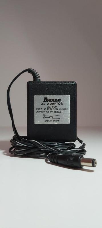 Original Ibanez AC-109 Power Supply Adaptor 9V 200mA beschikbaar voor biedingen