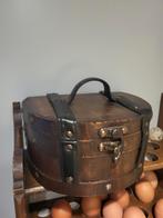 Houten Kistje met Handvat, Huis en Inrichting, Minder dan 50 cm, Gebruikt, Minder dan 50 cm, Ophalen of Verzenden