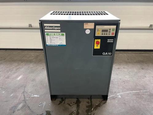 Atlas-Copco GA10 - 11 kW elektrische schroefcompressor, Zakelijke goederen, Machines en Bouw | Pompen en Compressoren, Ophalen of Verzenden