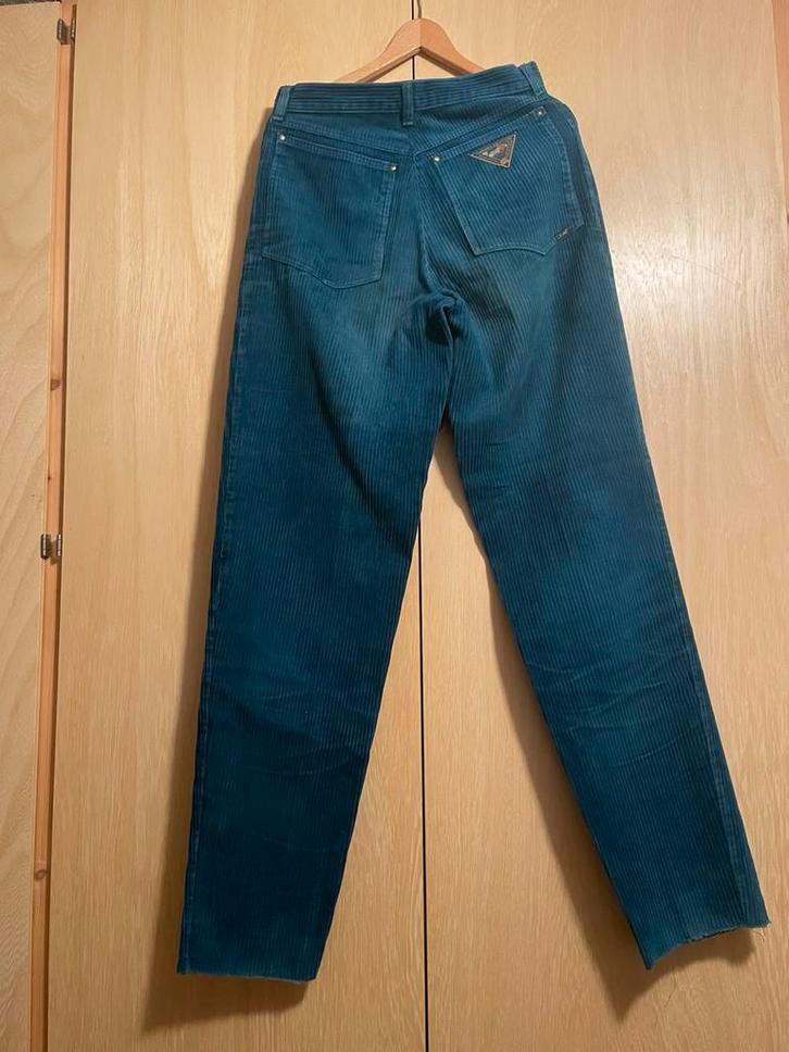 Tk vintage jeans Love rib/corduroy blauw/petrol ong. maat 36, Kleding | Dames, Spijkerbroeken en Jeans, Zo goed als nieuw, W28 - W29 (confectie 36)