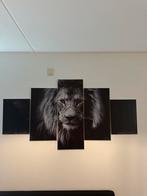 5 delig schilderij Leeuw., Ophalen of Verzenden
