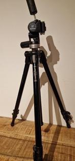 Tripod Manfrotto 055AB met balhoofd Manfrotto 141 en snelkop, Audio, Tv en Foto, Fotografie | Statieven en Balhoofden, Ophalen of Verzenden