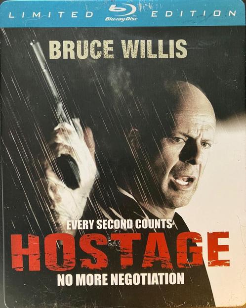 blu-ray Hostage [Bruce Willis] Steelbook, Cd's en Dvd's, Blu-ray, Actie, Ophalen of Verzenden
