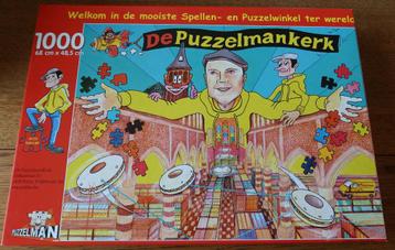 Legpuzzel Puzzelman – 1000 stukjes – De puzzelmankerk beschikbaar voor biedingen