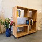 Roomdivider / boekenkast - massief teak - 120 cm - TTM Wonen, Met plank(en), 100 tot 150 cm, 100 tot 150 cm, Teakhout