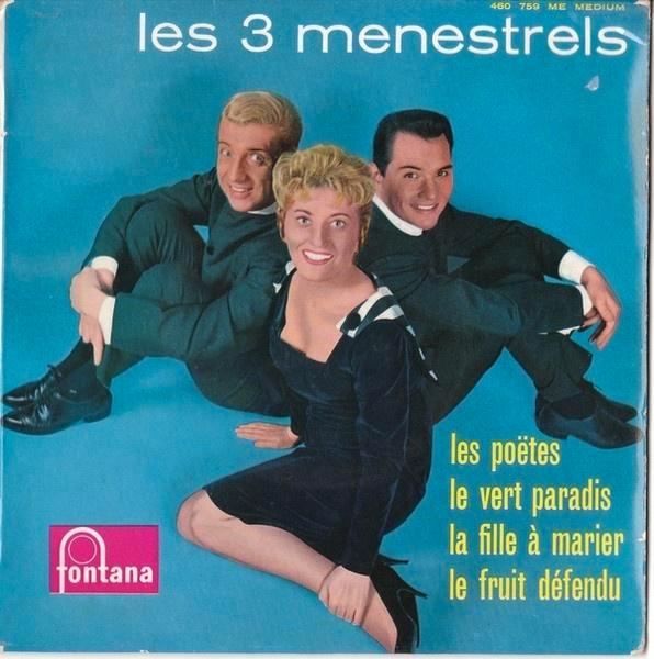 Single E.P. (1961) Les 3 Menestrels, Cd's en Dvd's, Vinyl Singles, Gebruikt, Single, Pop, 7 inch, Ophalen of Verzenden