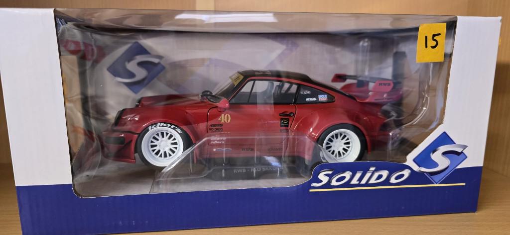 Porsche 911 RWB Red Sakura (15), Ophalen of Verzenden, Nieuw, Auto, Solido