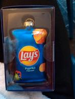 Nieuwe glazen LAYS chips kerstbal kersthanger, Ophalen of Verzenden, Nieuw, Gebruiksvoorwerp