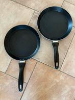 Pannenkoekpannen 2 x zgan, Ophalen of Verzenden, Zo goed als nieuw, Overige materialen, Koekenpan of Braadpan