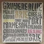 Vierkant bord, serveerbord, kaasplankje, bord kaas; 27,5*27,, Huis en Inrichting, Keuken | Servies, Ophalen of Verzenden, Zo goed als nieuw