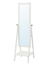 Kantelbare spiegel met plank - wit, Huis en Inrichting, Woonaccessoires | Spiegels, Ophalen, Zo goed als nieuw, 150 tot 200 cm