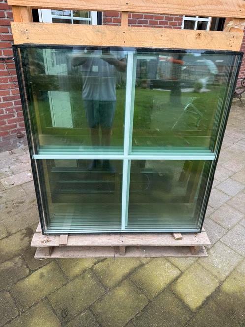 Triple glas met roeden in het glas, Doe-het-zelf en Verbouw, Glas en Ramen, Zo goed als nieuw, Gevelraam of Ruit, 80 tot 120 cm