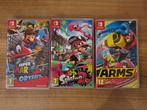 Switch spellen Mario odessey Splatoon 2 Arms, Spelcomputers en Games, 3 spelers of meer, Ophalen of Verzenden, Zo goed als nieuw