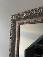 Grote zilverkleurige barok spiegel, Huis en Inrichting, Woonaccessoires | Spiegels, Ophalen, Zo goed als nieuw, Rechthoekig, Minder dan 100 cm