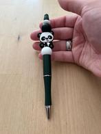 grijze panda siliconen kralen pen, Verzenden, Nieuw