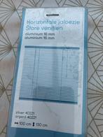 Aluminium Jaloezie 100x130cm, Huis en Inrichting, Stoffering | Gordijnen en Lamellen, 100 tot 150 cm, Nieuw, Grijs, 50 tot 100 cm