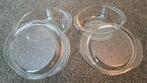 2 glazen Pyrex sedlex ovenschalen + dekschaal, 15 en 18 cm, Ophalen, Zo goed als nieuw, Glas, Koekenpan of Braadpan