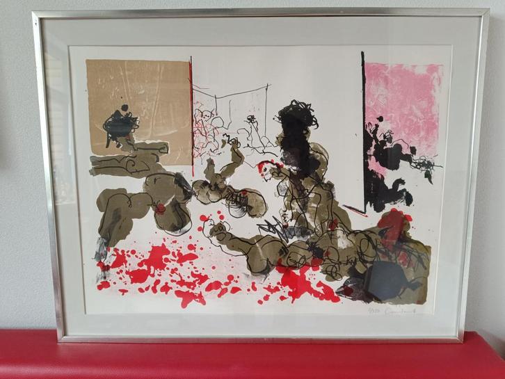 Constant, grote litho, Antiek en Kunst, Kunst | Litho's en Zeefdrukken, Ophalen