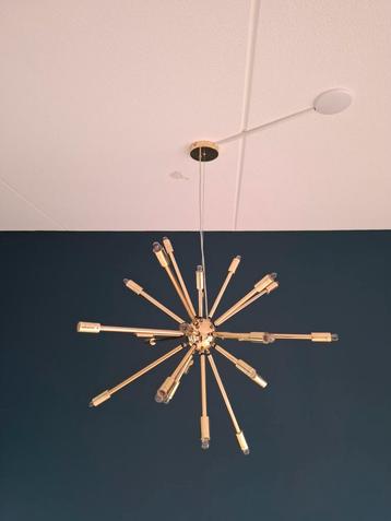 Gouden Sputnik Eettafel Lamp beschikbaar voor biedingen