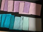 45 stuks geschept en ge embosd papier diverse maten, Ophalen of Verzenden, Nieuw, Overige thema's, Overige typen