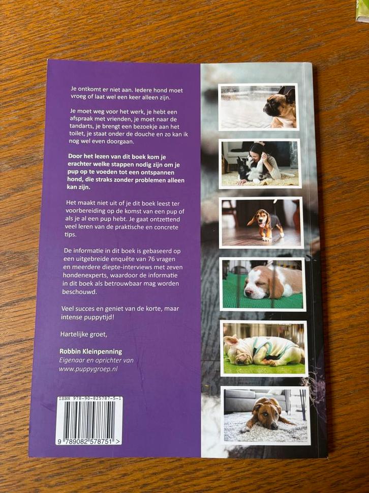 Puppy Alleen Laten Boek - Zo goed als nieuw!, Boeken, Dieren en Huisdieren, Zo goed als nieuw, Honden, Ophalen of Verzenden