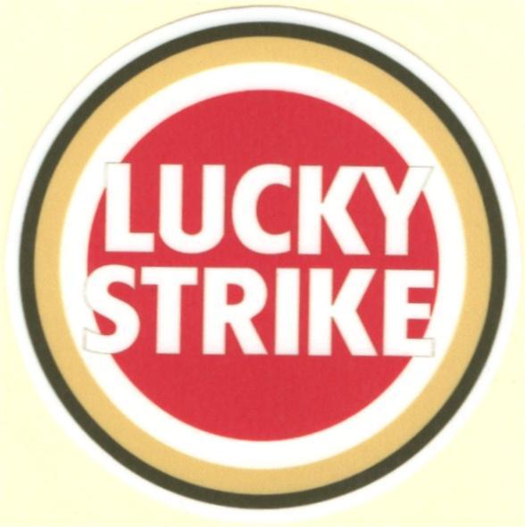 Lucky Strike sticker #4, Verzamelen, Stickers, Nieuw, Verzenden