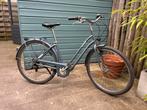 Damesfiets blauwgrijs, Fietsen en Brommers, Fietsen | Dames | Damesfietsen, Ophalen, Gebruikt, Overige merken