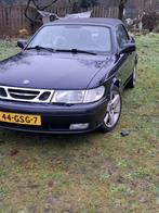 Saab 9-3 2.0 T Cabrio 1998 Blauw, Auto's, Saab, Lederen bekleding, 730 kg, 74 €/maand, Beige