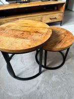 Salon tafel, 50 tot 100 cm, Rond, Ophalen of Verzenden, Zo goed als nieuw