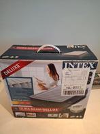 Intex luchtbed durabeam de luxe nieuw, Ophalen of Verzenden, Ingebouwde pomp, Nieuw, 1-persoons