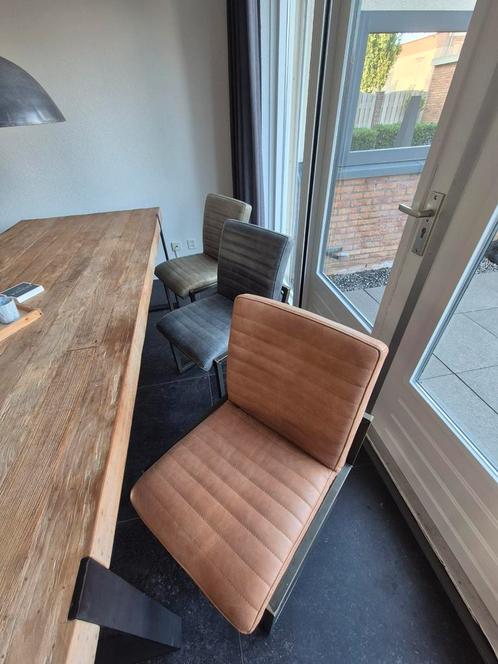 Eettafel stoelen (mangohouten tafel is ook te koop), Huis en Inrichting, Banken | Complete zithoeken, Zo goed als nieuw, Ophalen