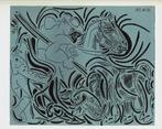 Picasso Picador Goading Bull (white) Linocut, Verzenden