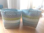 Manden voor bv. speelgoed of was, Huis en Inrichting, Woonaccessoires | Schalen en Manden, Ophalen, Kunststof, Mand, Vierkant