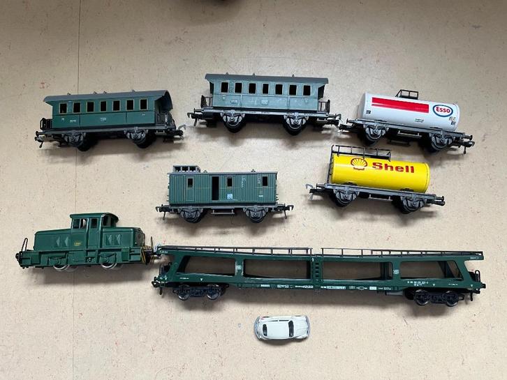 Fleischmann trein spullen, Hobby en Vrije tijd, Modeltreinen | H0, Gebruikt, Treinset, Gelijkstroom, Fleischmann, Ophalen
