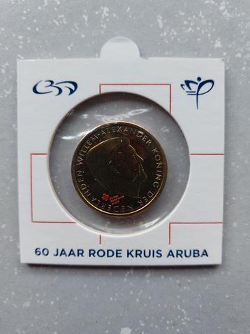 Aruba, 5 Florin 2017, 60 jaar Rode Kruis